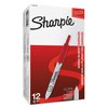 Sharpie Retractable Permanent Marker, Extra-Fine Needle Tip, Red, PK12 1735791